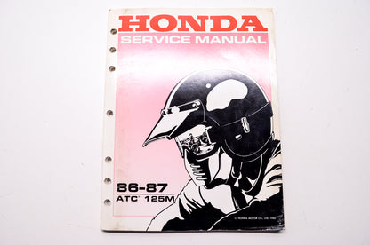 Honda Service Shop Manual ATC125M 86-87