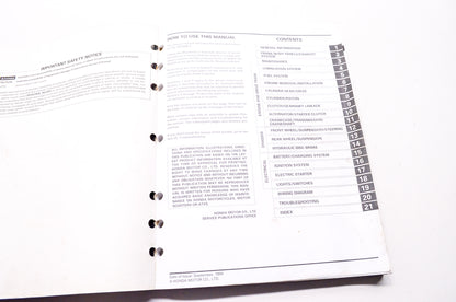 OEM Honda 61HN105 Service Manual TRX400EX 99-04