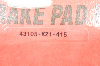 OEM Honda 43105-KZ1-415 Rear Brake Pad Set NOS