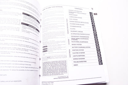 OEM Honda 61HM355 Service Manual TRX300EX 01-06