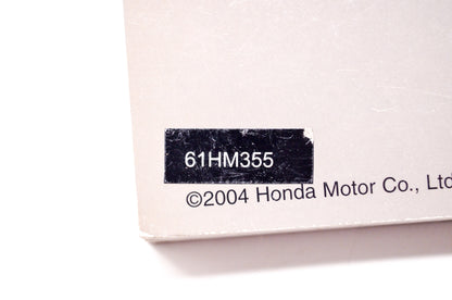 OEM Honda 61HM355 Service Manual TRX300EX 01-06