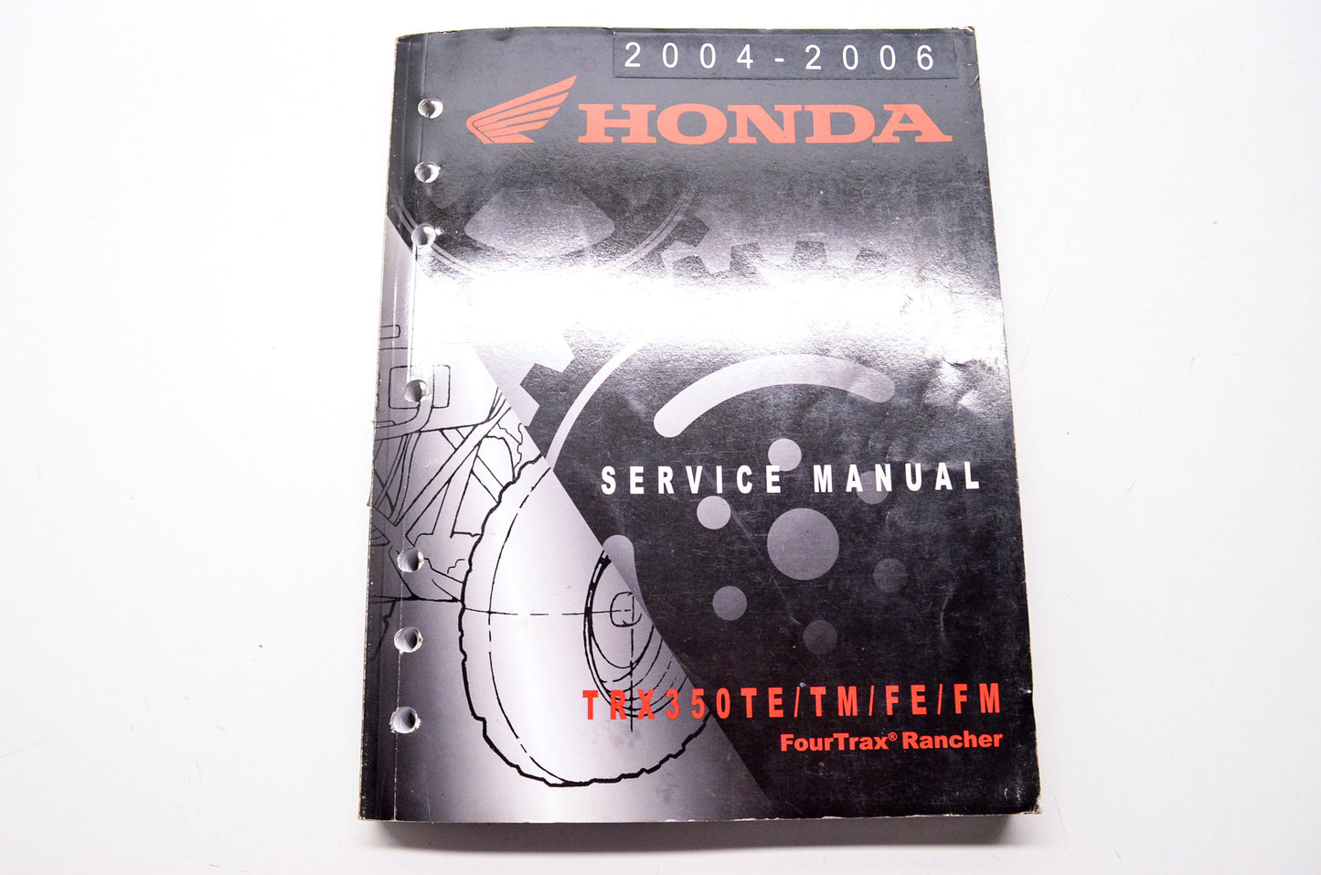 OEM Honda 61HN452 Service Manual TRX350 04-06