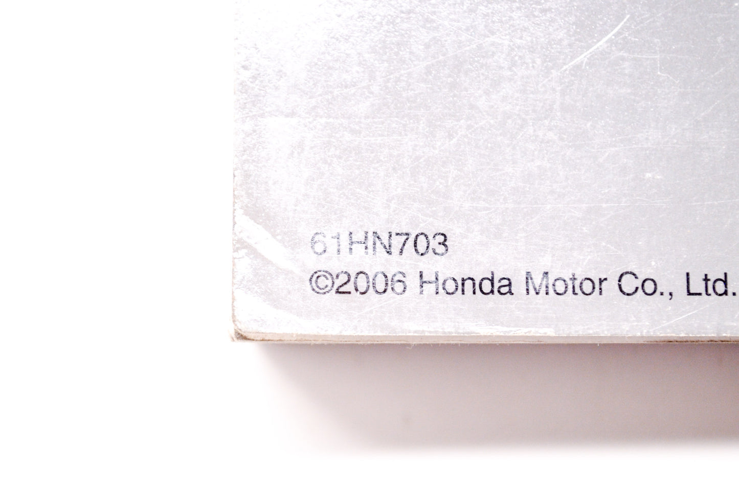 OEM Honda 61HN703 Service Manual TRX400+ 04-07
