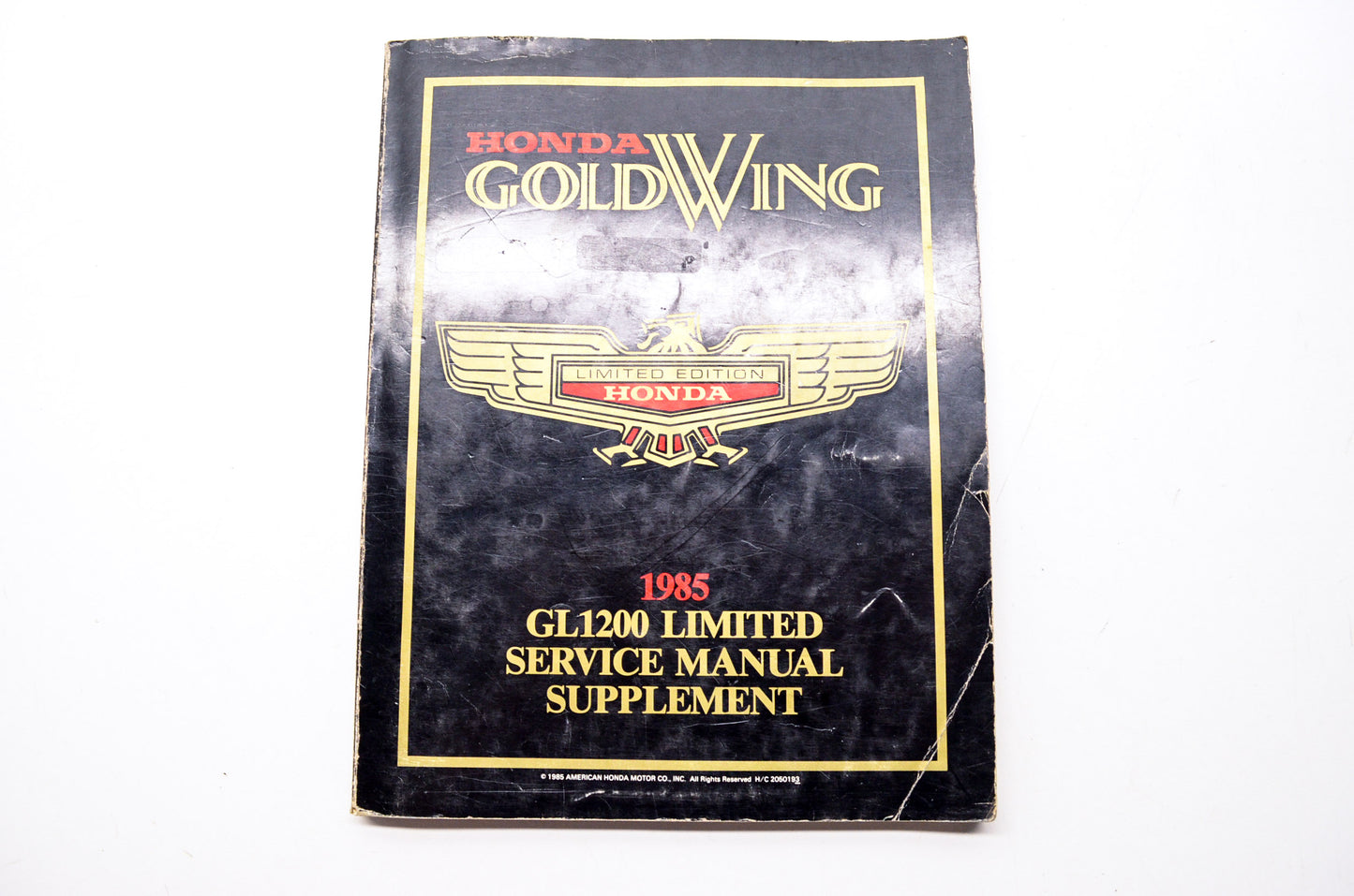 Honda Goldwing GL1200 1985 Limited Edition Service Shop Manual Supplement
