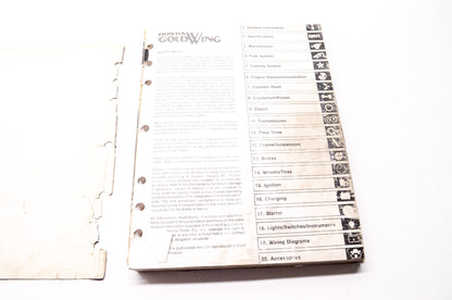 Honda Goldwing GL1200 1984-1987 Service Shop Manual