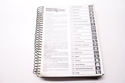 OEM Honda 61MW500-AH, 3524980 Goldwing Gl1500 Service Shop Electrical Troubleshooting Man