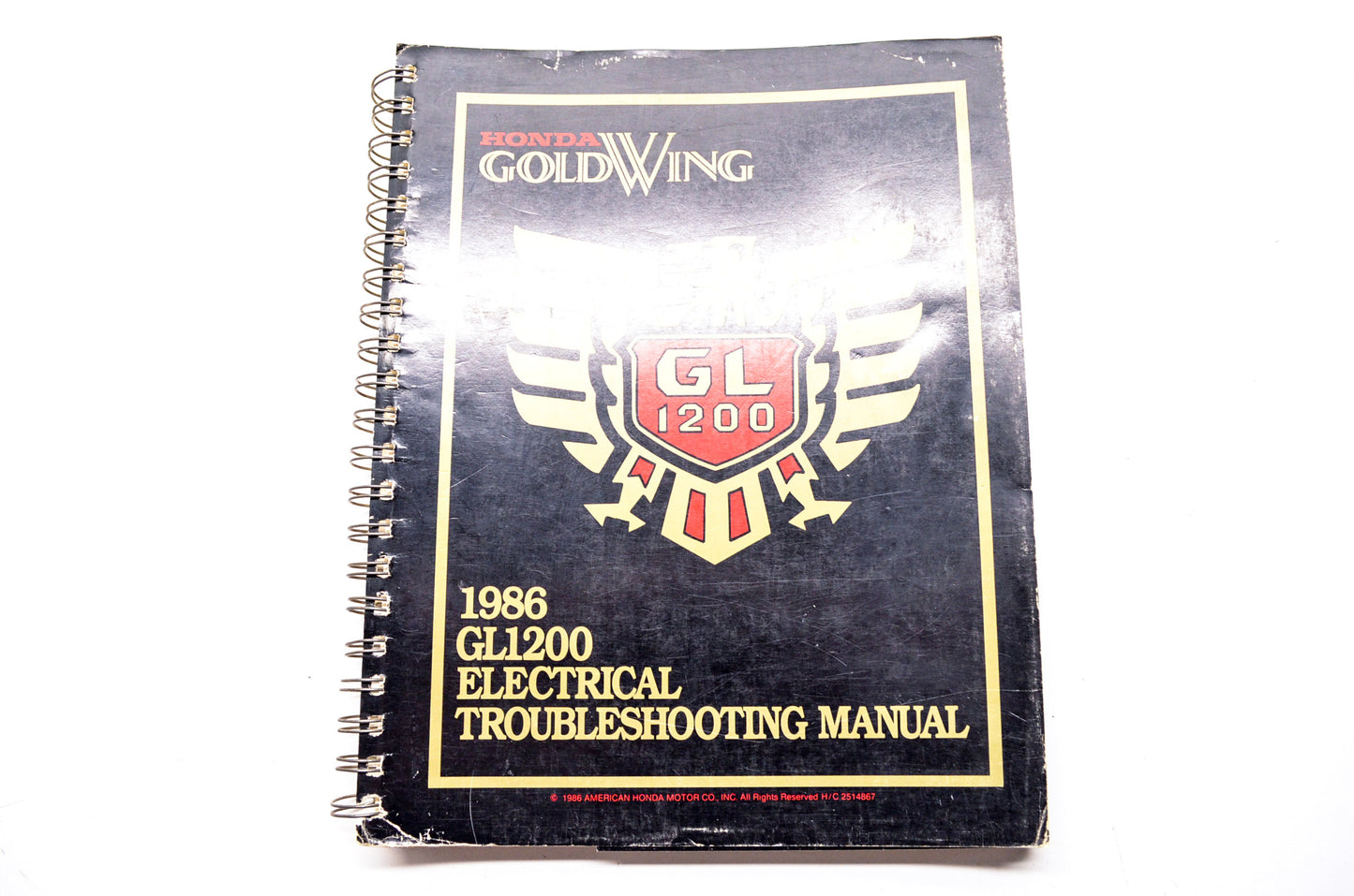 OEM Honda 61ML870-AH Goldwing 1986 GL1200 Electrical Troubleshooting Manual