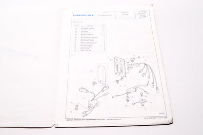 OEM Honda 08118-MG970-95 line Instruction Manual CB Transceiver Kit for GL1200 A