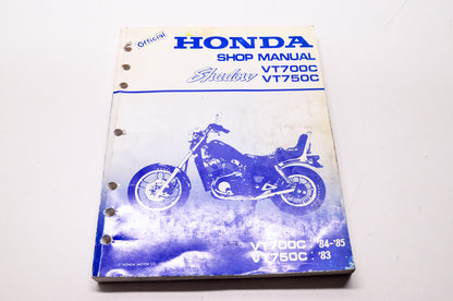 Honda Official Service Shop Manual Shadow VT700C 84-85 VT750C 83