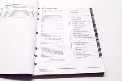 Honda Official Service Shop Manual Shadow VT700C 84-85 VT750C 83