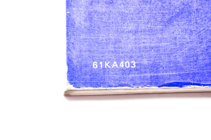 OEM Honda 61KA403 Service Manual 85 CR250R