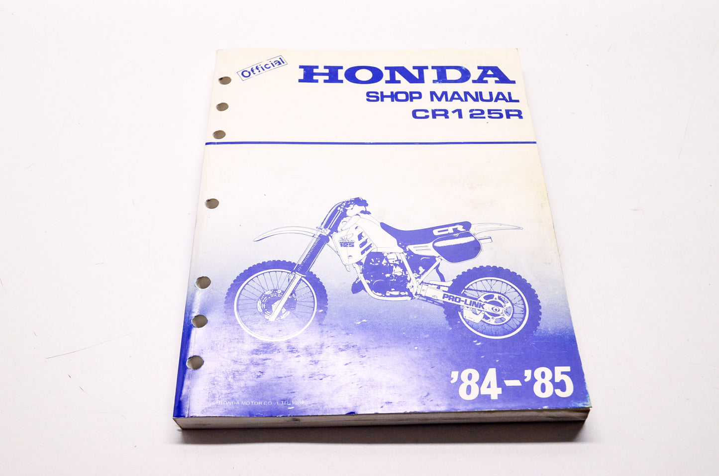 OEM Honda 61KA303 Service Manual 84-85 CR125R