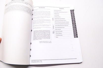 OEM Honda 61ML309 Service Manual CR500R 95-01