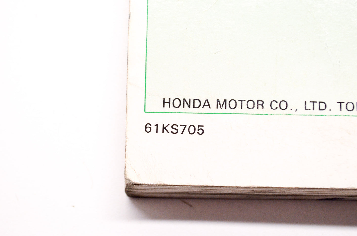 Honda Service Shop Manual 86-91 CR250R