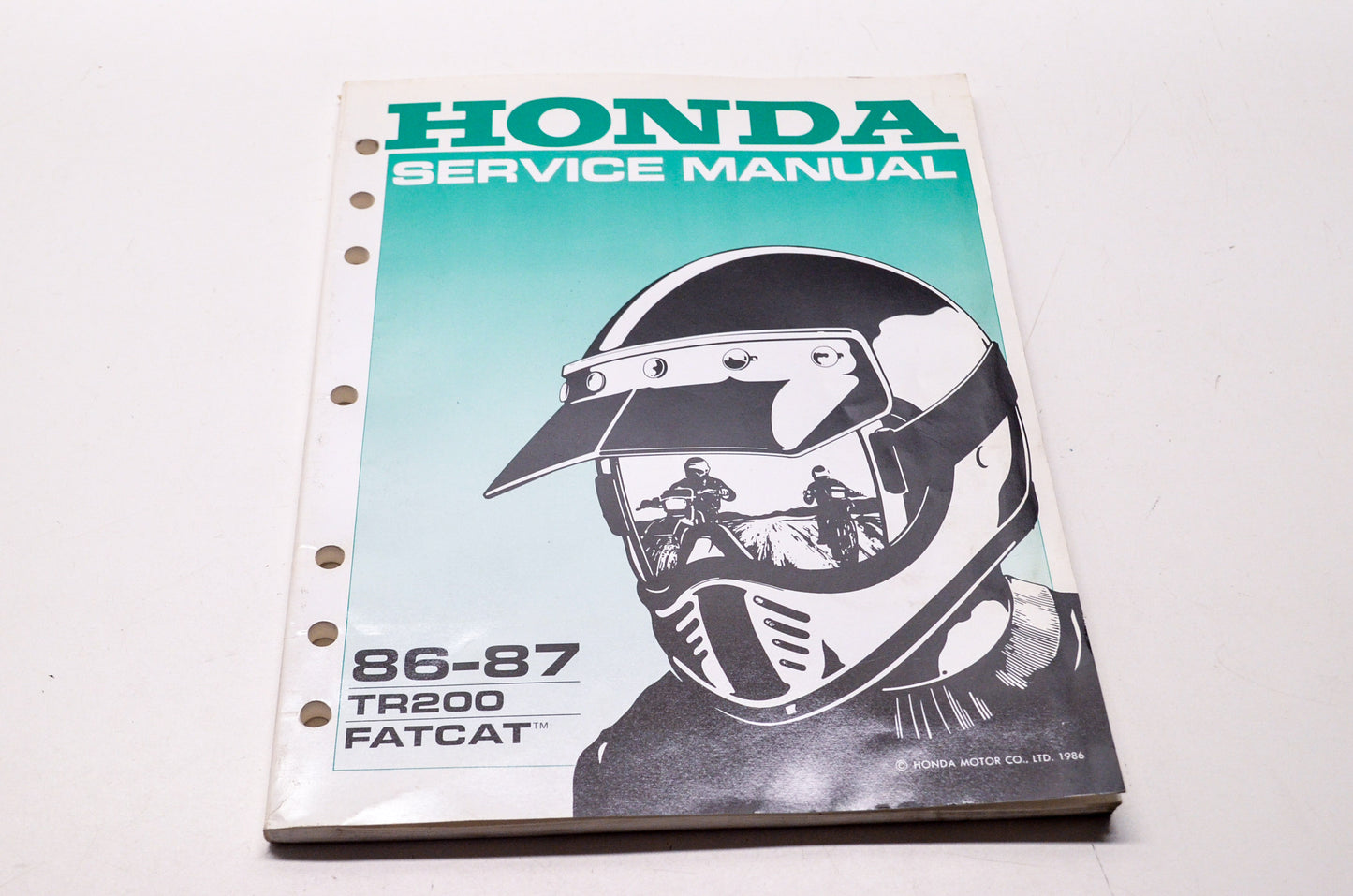 Honda Service Shop Manual 86-87 TR200 Fatcat