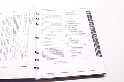 OEM Honda 61MZ506 Service Manual VF750C/CD