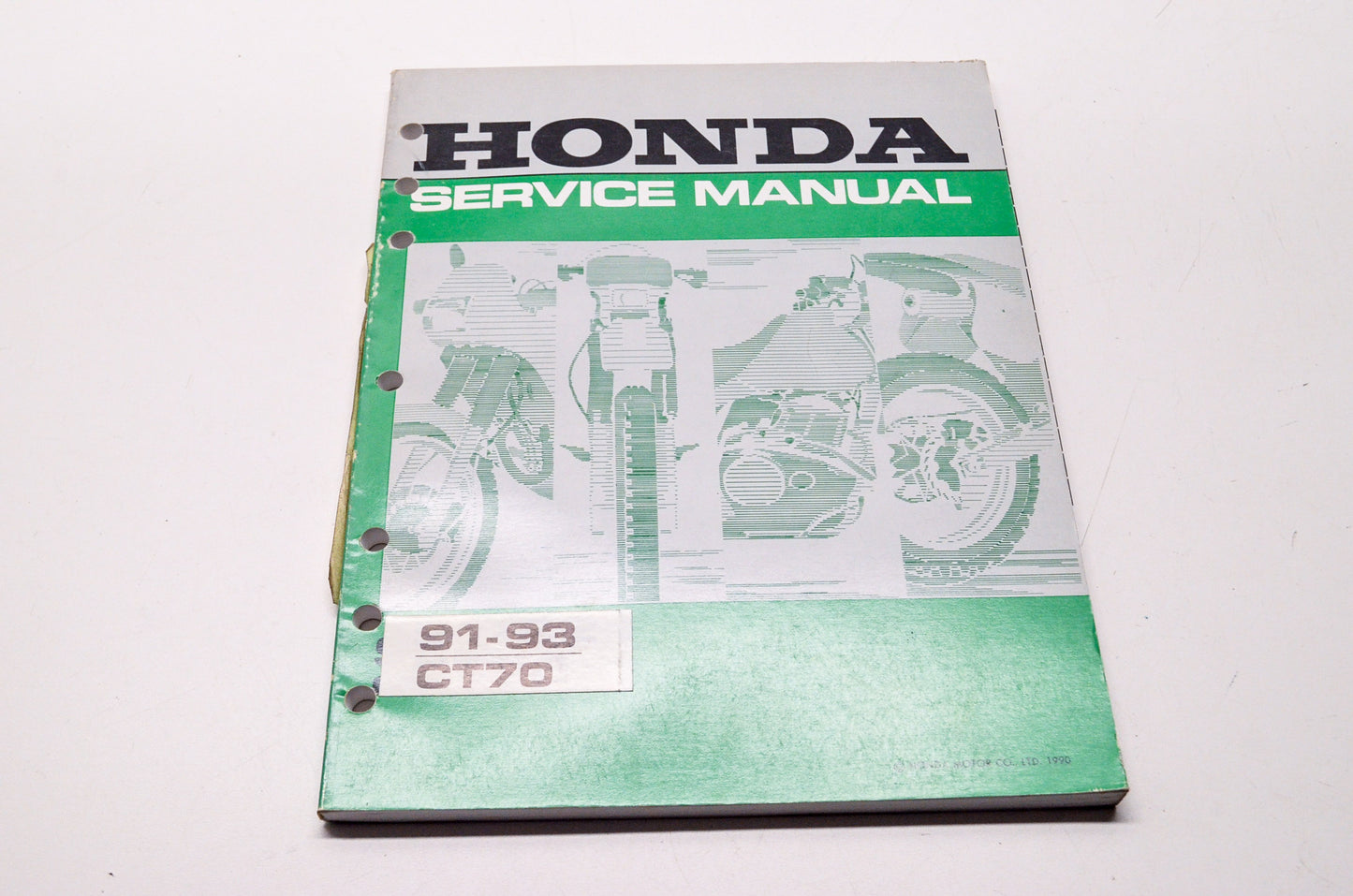 OEM Honda 61GAN00 CT70'91-'93 Service Manual