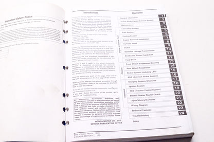 Honda Service Shop Manual 1991-2002 ST1100 / 1992-2002 ST1100A