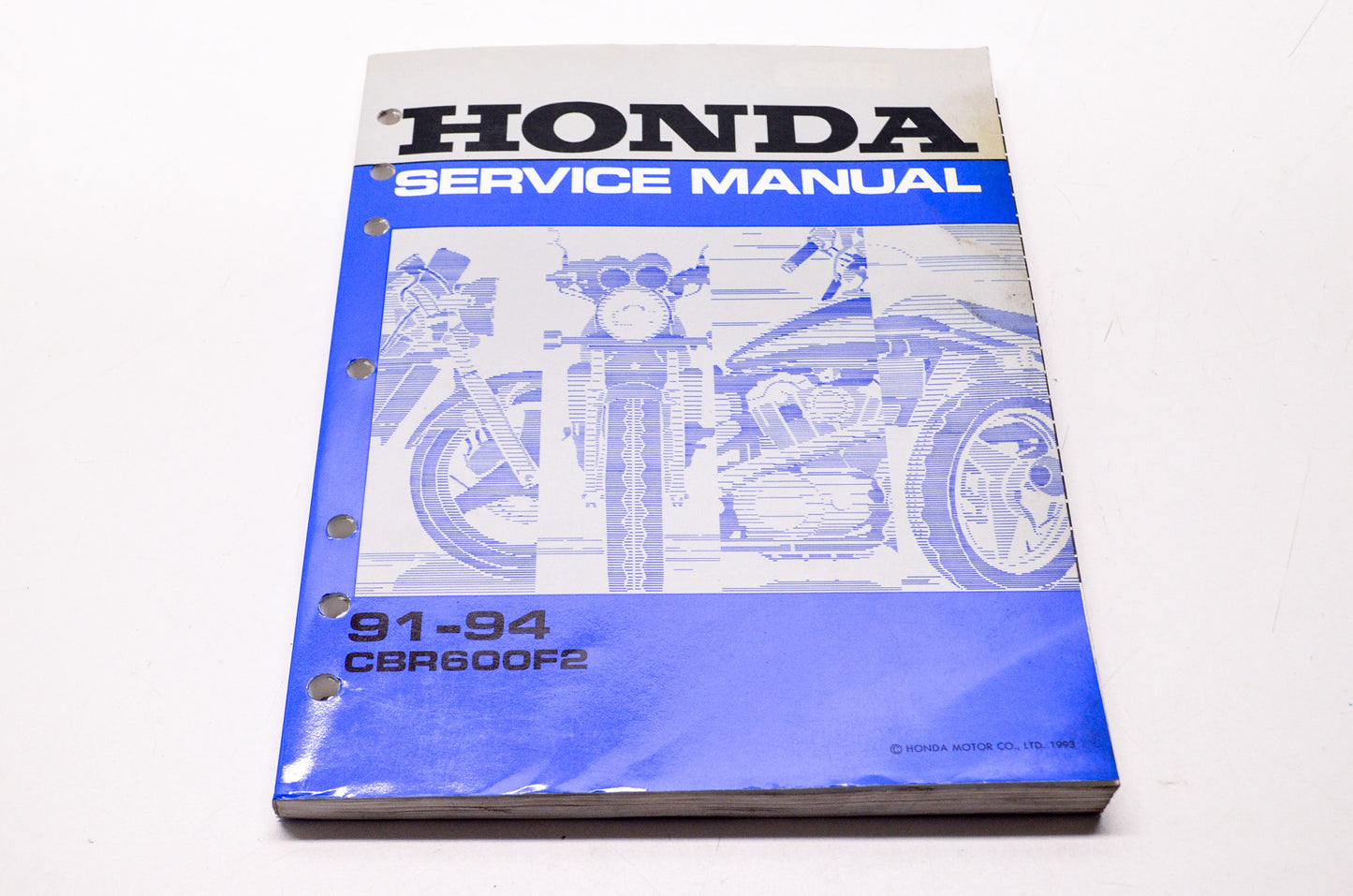Honda Service Shop Manual 91-94 CBR600F2