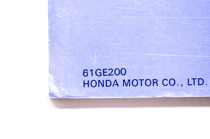 OEM Honda 61GE200 Service Manual NS50F'90