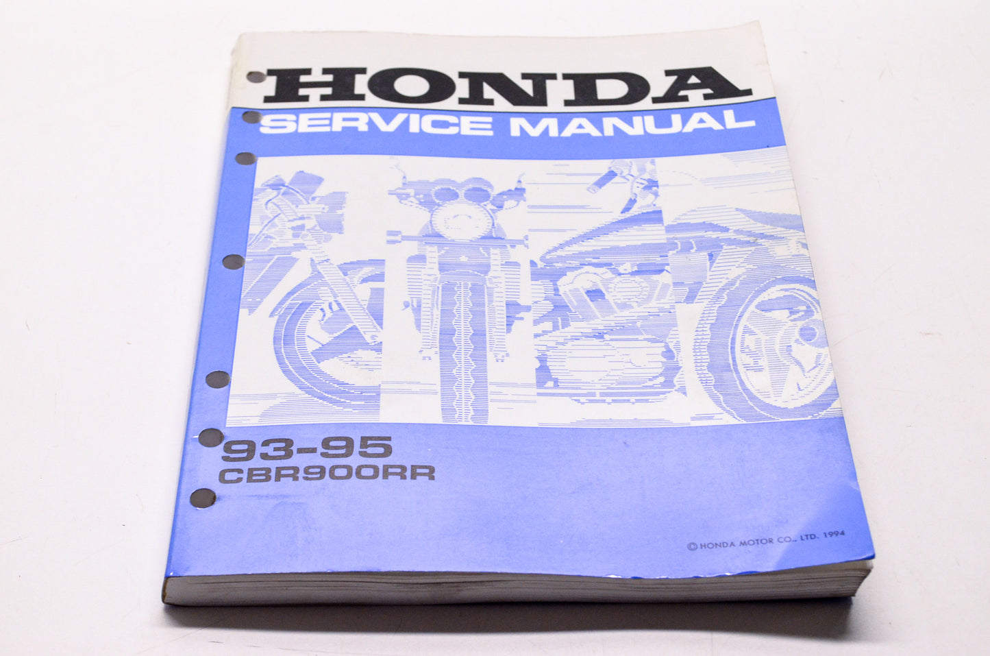 OEM Honda 61MW002 Service Manual 95 CBR900RR