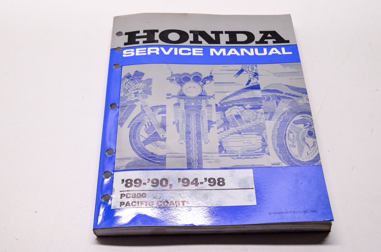 Honda Service Shop Manual 89-90, 94-98 PC800 Pacific Coast