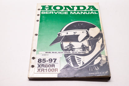 Honda Service Shop Manual 85-97 XR80R XR100R
