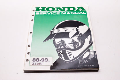 Honda Service Shop Manual 88-99 Z50R