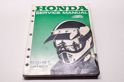 OEM Honda 61KS605 Service Shop Manual 86-91 CR125R