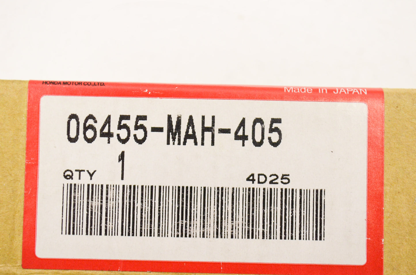 OEM Honda 06455-MAH-405 Front Pad Set NOS