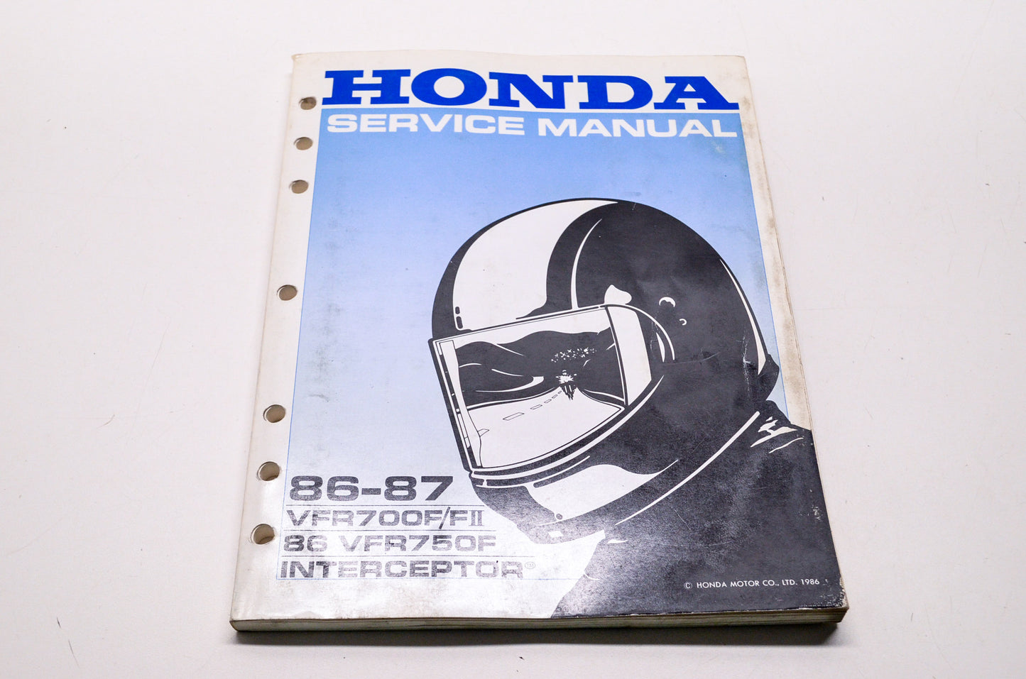 Honda Service Shop Manual 86-87 VFR700F/FII 86 VFR750F Interceptor