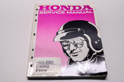 Honda Service Shop Manual 1985-2001 CH80 Elite