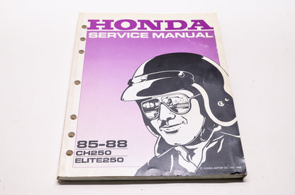 Honda Service Shop Manual 85-88 CH250 Elite250
