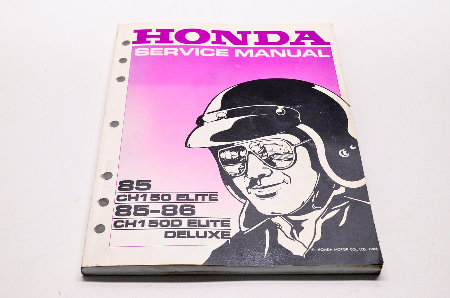 OEM Honda 61KN702 Service Manual 85-86 CH150