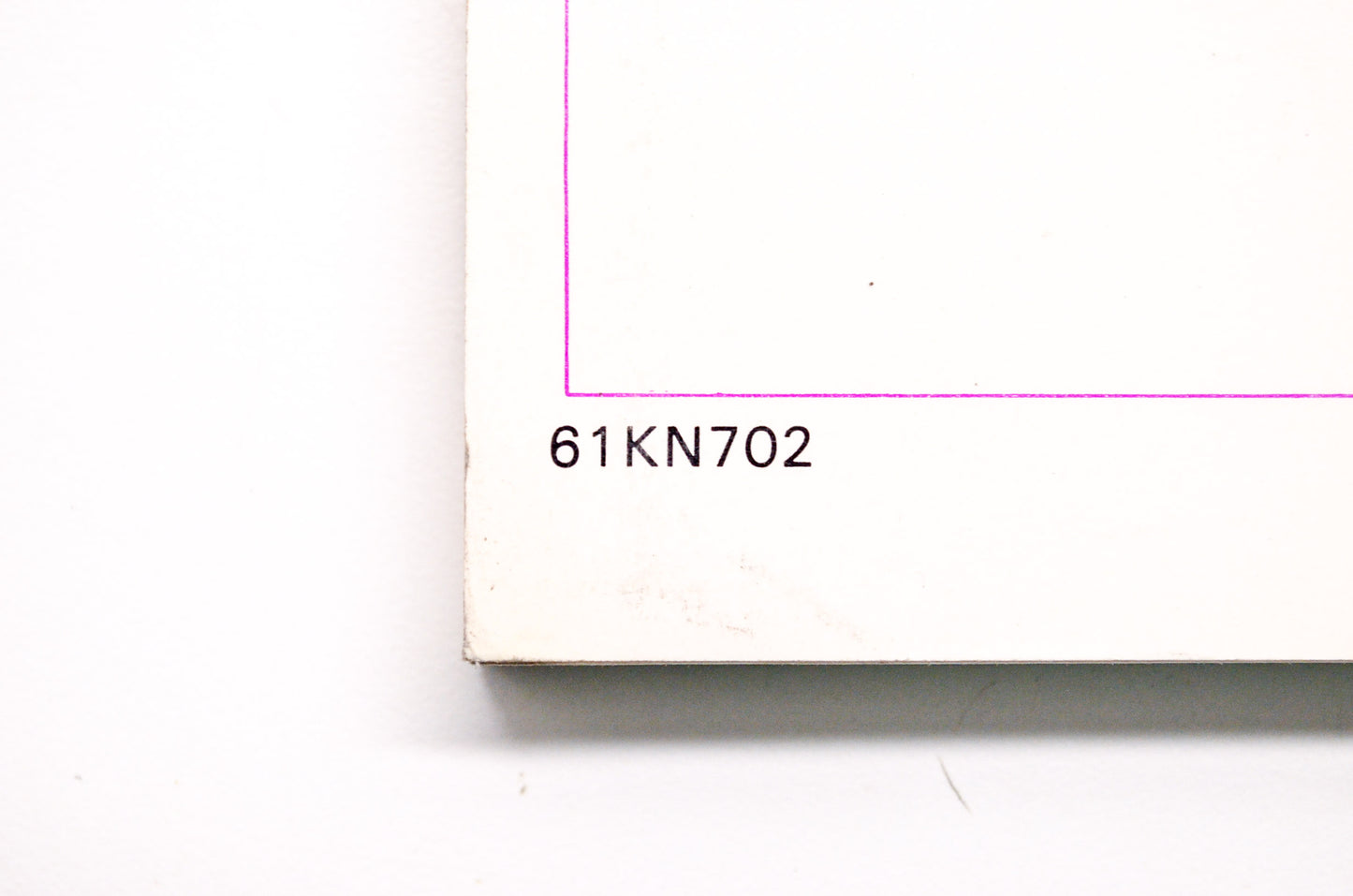 OEM Honda 61KN702 Service Manual 85-86 CH150