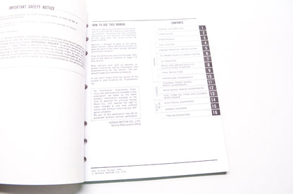 OEM Honda 61GK803 NQ50 Service Manual