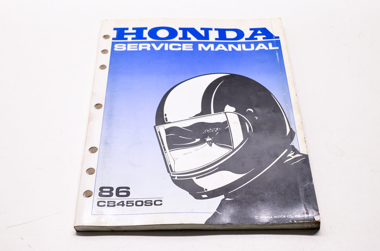 Honda Service Shop Manual 86 CB450SC