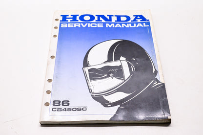 Honda Service Shop Manual 86 CB450SC