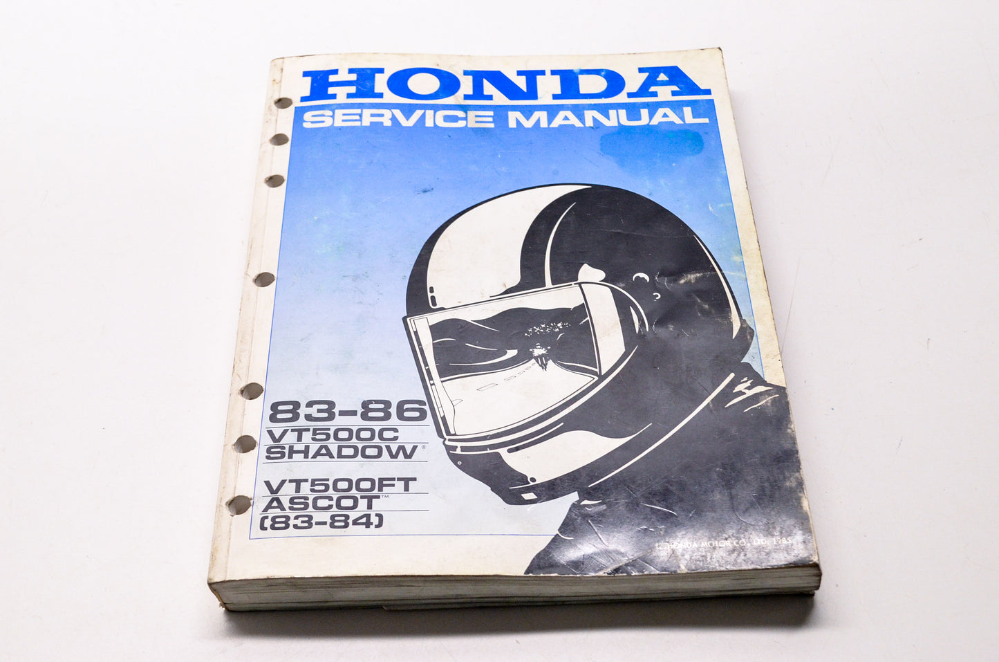 OEM Honda 61MF504 Service Manual 86 VT500C