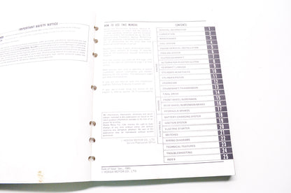 OEM Honda 61MF504 Service Manual 86 VT500C