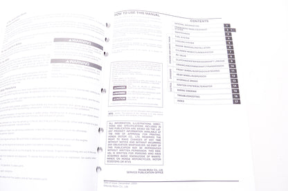 OEM Honda 61KSK52 CR250R 05-07 Service Manual