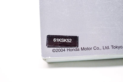 OEM Honda 61KSK52 CR250R 05-07 Service Manual