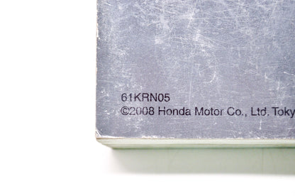 OEM Honda 61KRN05 CRF250R 04-09 Service Manual