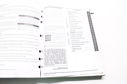 OEM Honda 61MEA06 Service Manual VTX1300 03-09