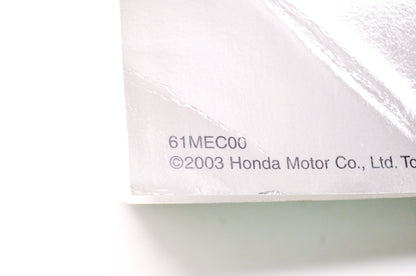 Honda Service Shop Manual 2004 NRX1800 Valkyrie Rune