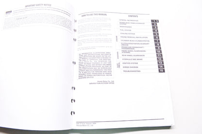 OEM Honda 61GBF12 CR80/85 95-07 Service Manual
