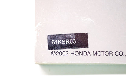 OEM Honda 61KSR03 CR125R 04-07 Service Manual
