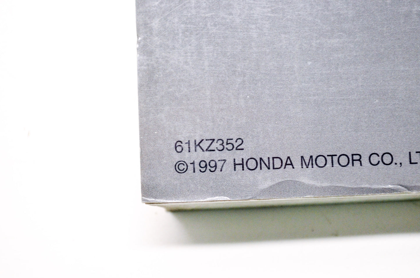Honda Service Shop Manual 1997-1999 CR250R