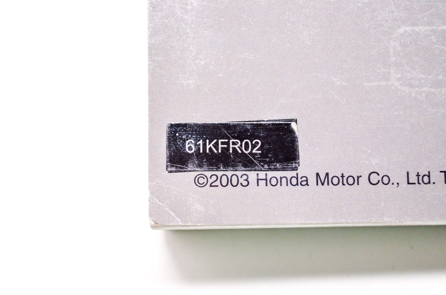 Honda Service Shop Manual 2004-2007 CN250 Helix