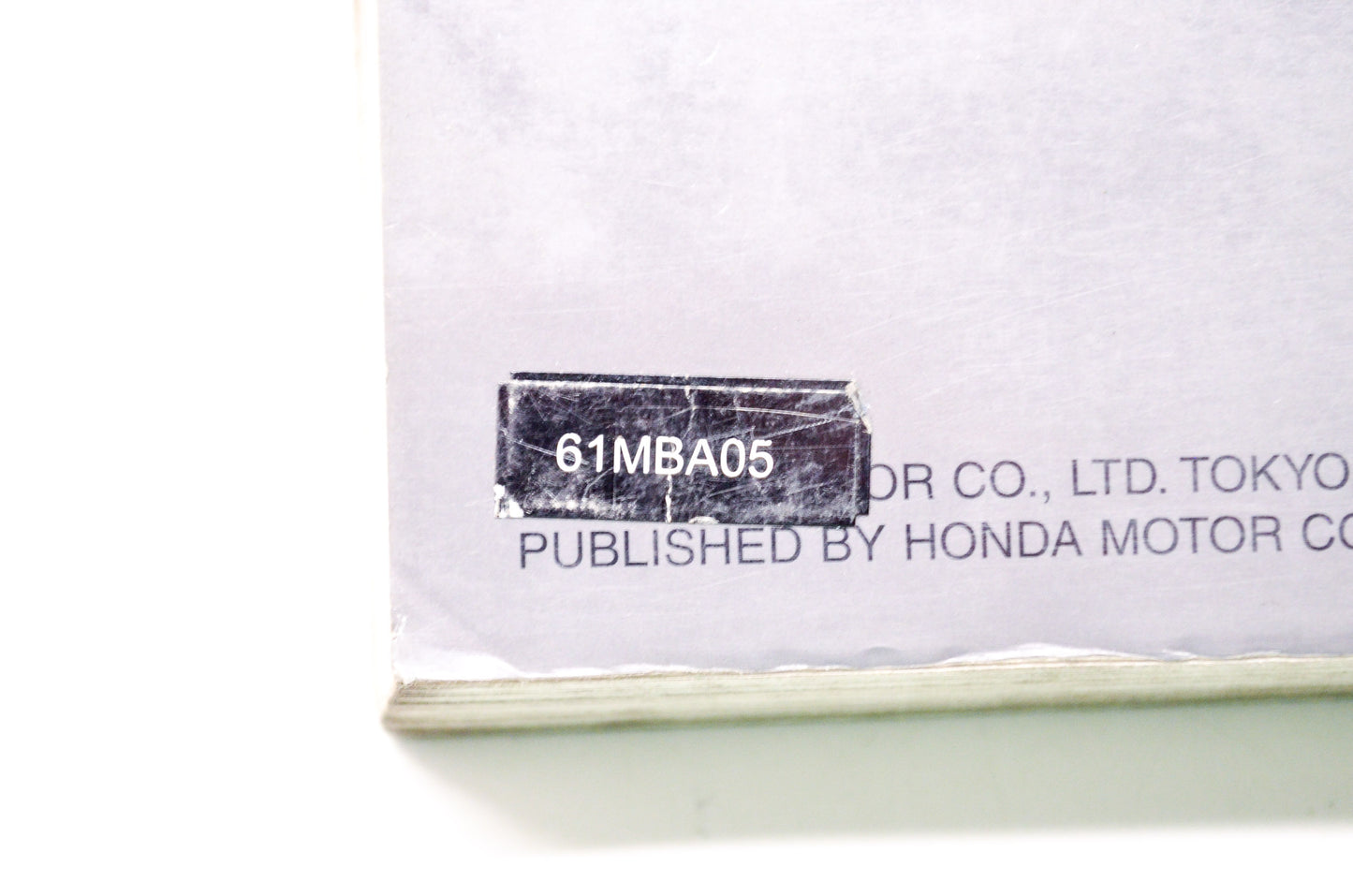 OEM Honda 61MBA05 Service Manual VT750C/CD/CD2